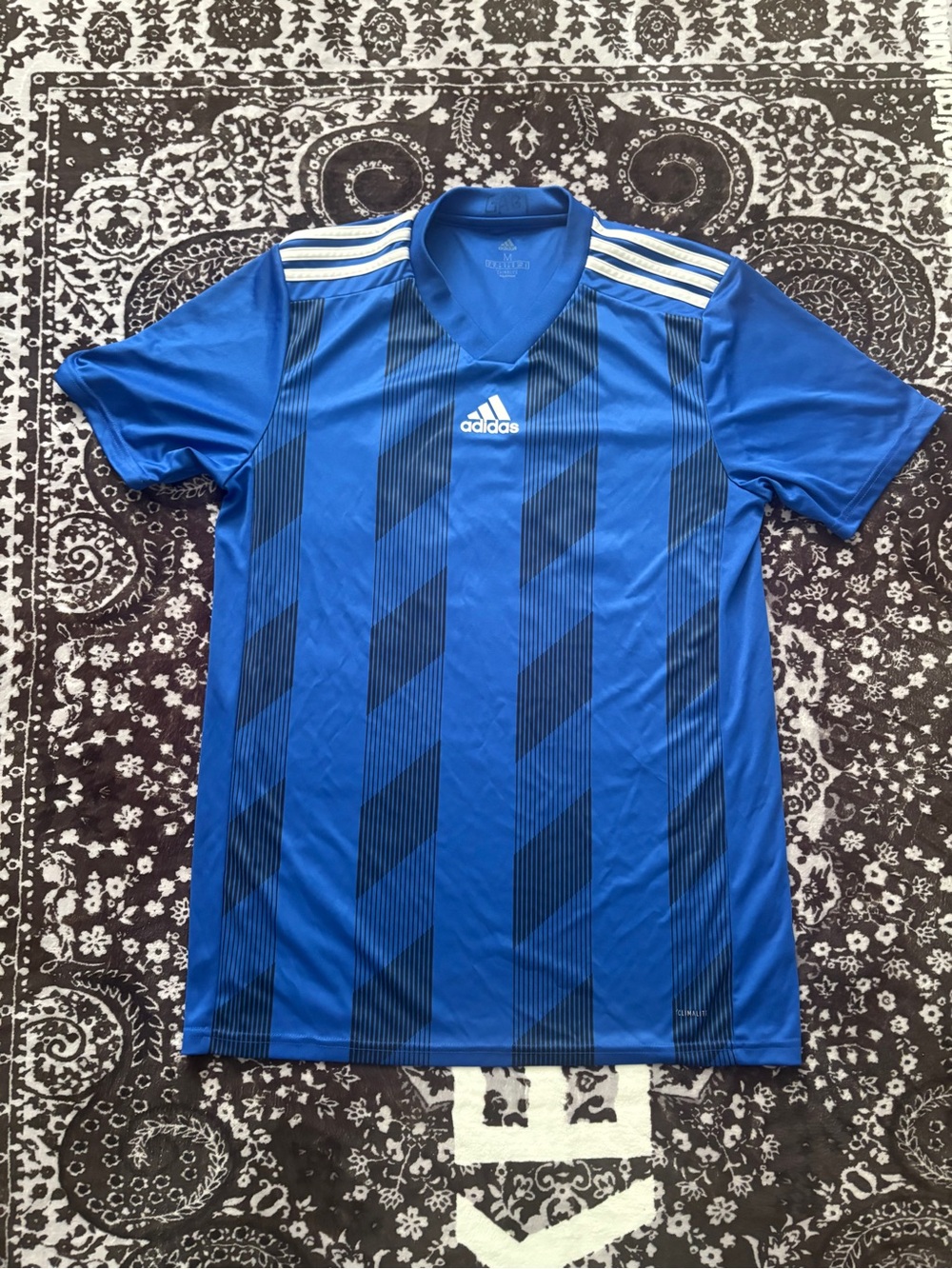 Adidas Climacool Soccer Jersey Mens Medium Blue Athletic Futbol Shirt